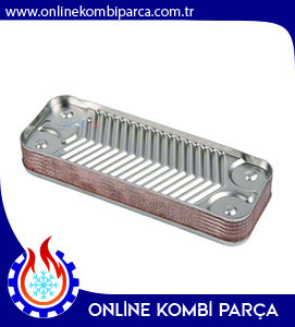 Airfel Plakalı Eşanjör 12 P 160 mm Düz Çorlu