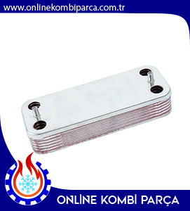 Alorka Plakalı Eşanjör 12 P 154mm Düz Çorlu