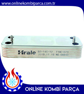 Hrale Plakalı Eşanjör 16P 160mm Düz Çorlu